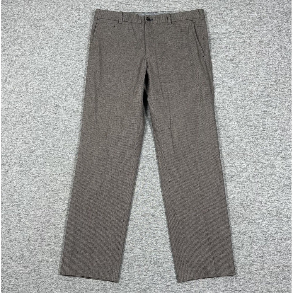 Louis Castel Pants Mens Size 34x29 Beige Blue Green Straight Preppy City Trouser